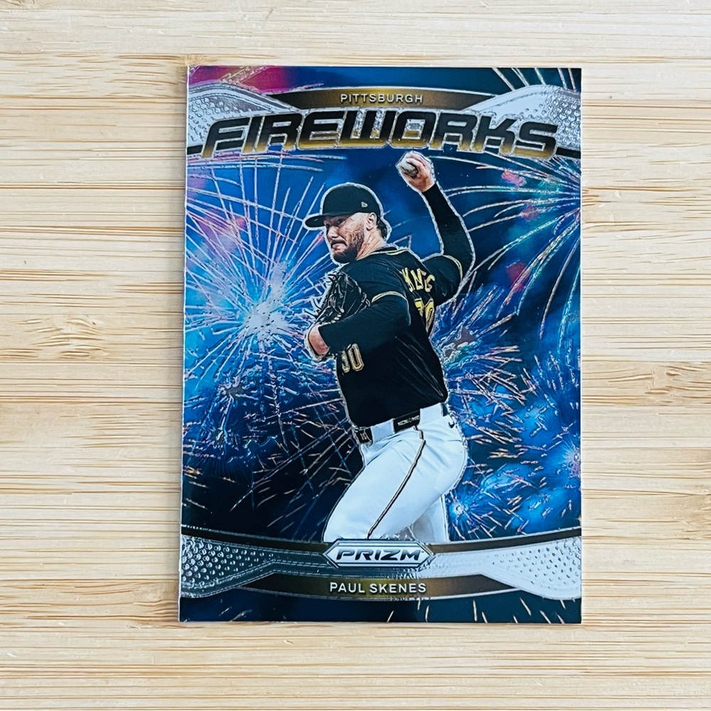 PAUL SKENES 2025 Panini Prizm Fireworks Insert